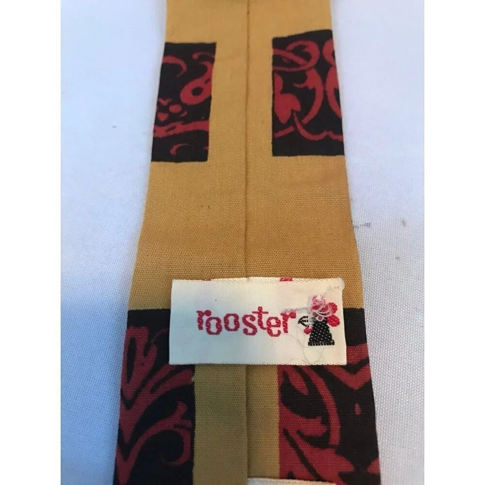 Medical Oath Symbol Doctor Square Bottom Rooster Sun Fabrics Classic Neck Tie